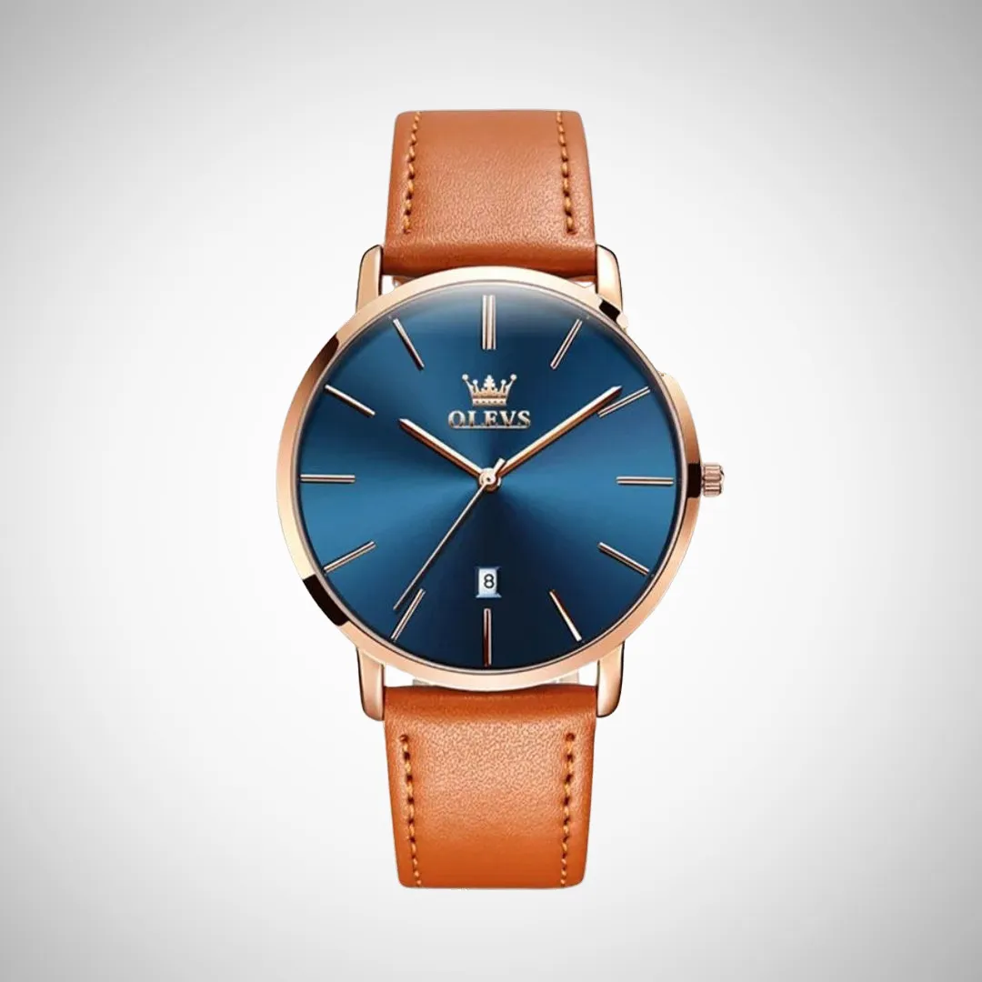 Roger Ultra Thin Minimalist Wrist Watch
