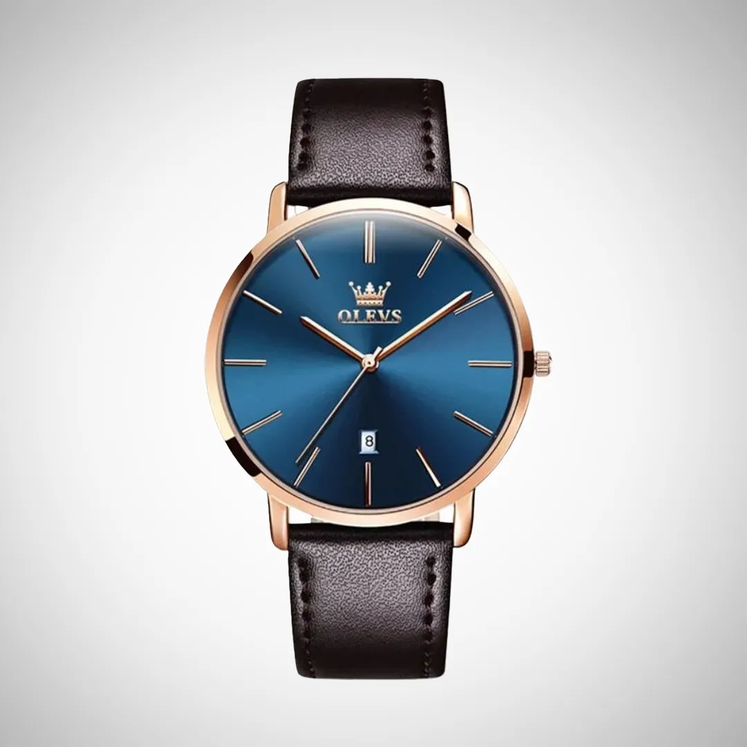 Roger Ultra Thin Minimalist Wrist Watch