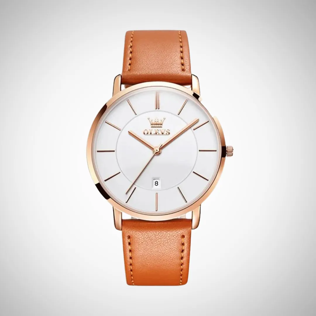Roger Ultra Thin Minimalist Wrist Watch