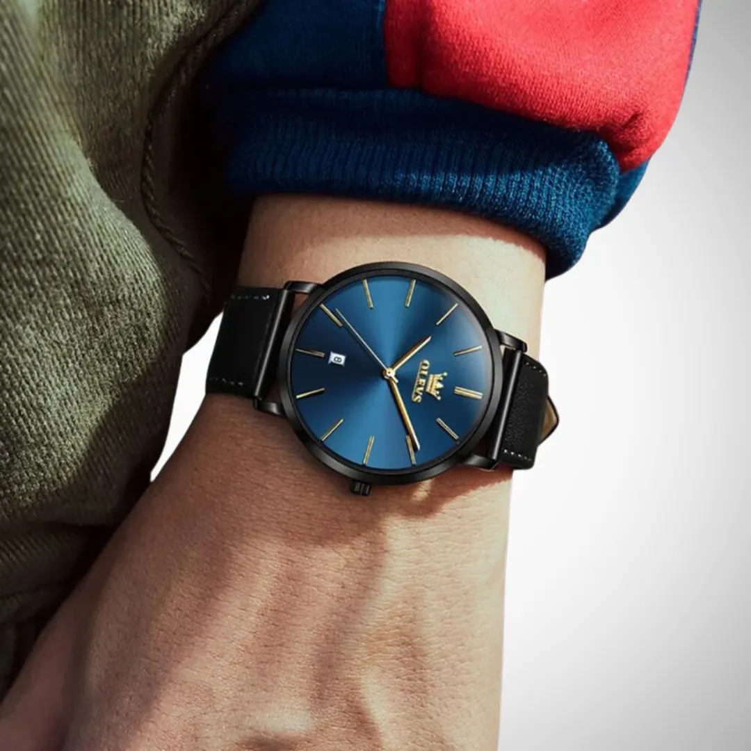 Roger Ultra Thin Minimalist Wrist Watch