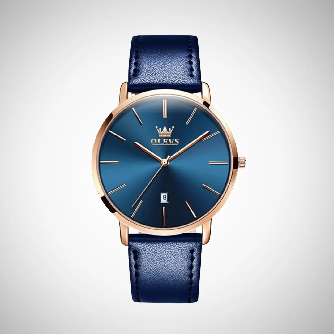 Roger Ultra Thin Minimalist Wrist Watch