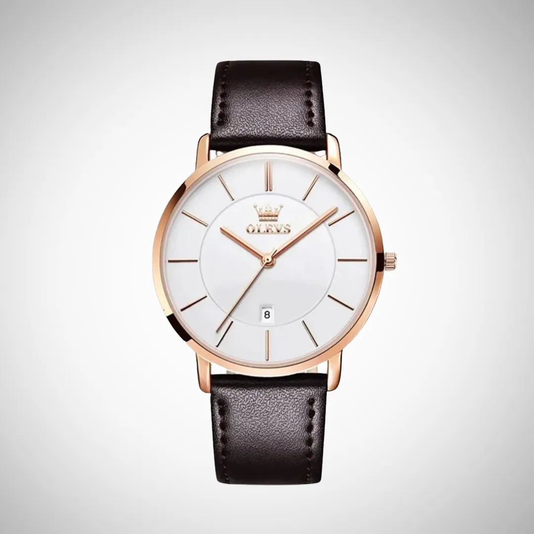 Roger Ultra Thin Minimalist Wrist Watch