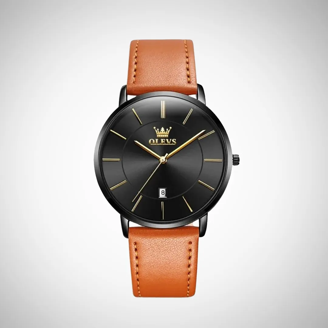 Roger Ultra Thin Minimalist Wrist Watch