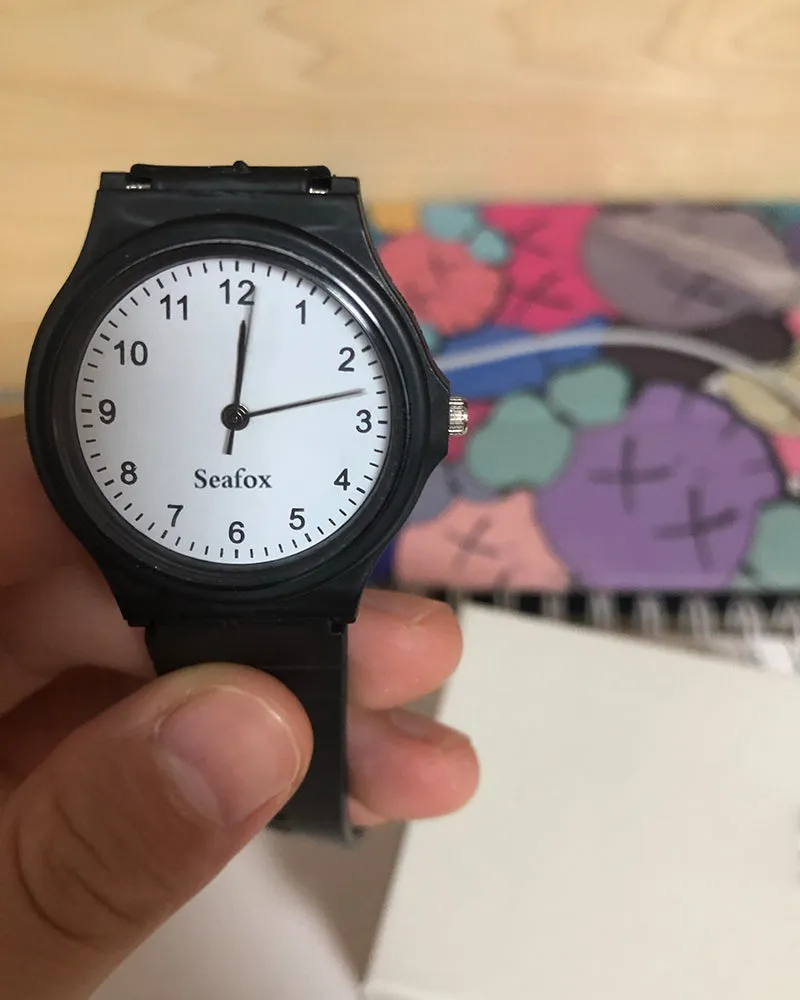 Seafox watch, Waterproof Quartz Watches with Date Dial Stainless Steel Ceramic Bracelet Casual Business Dress Wrist Watch for Ladies Girls