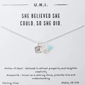 She Believed She Could, So She Did Necklace