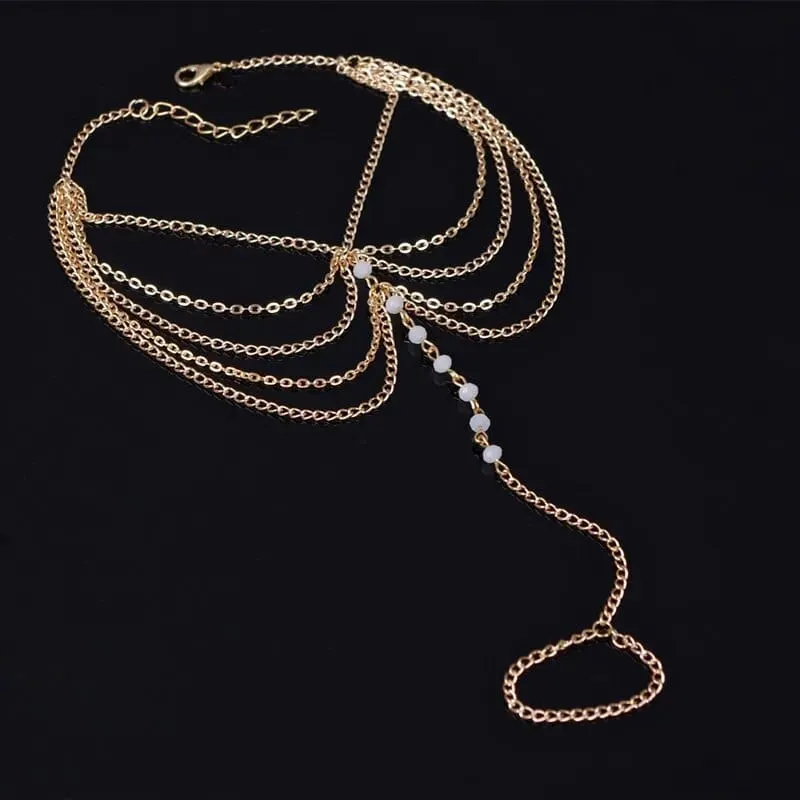 Skye Multi-Layer Anklet