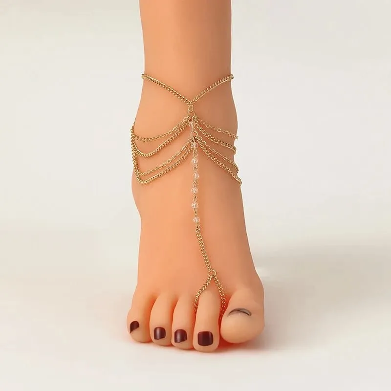 Skye Multi-Layer Anklet