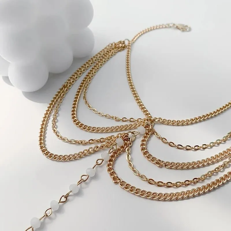 Skye Multi-Layer Anklet