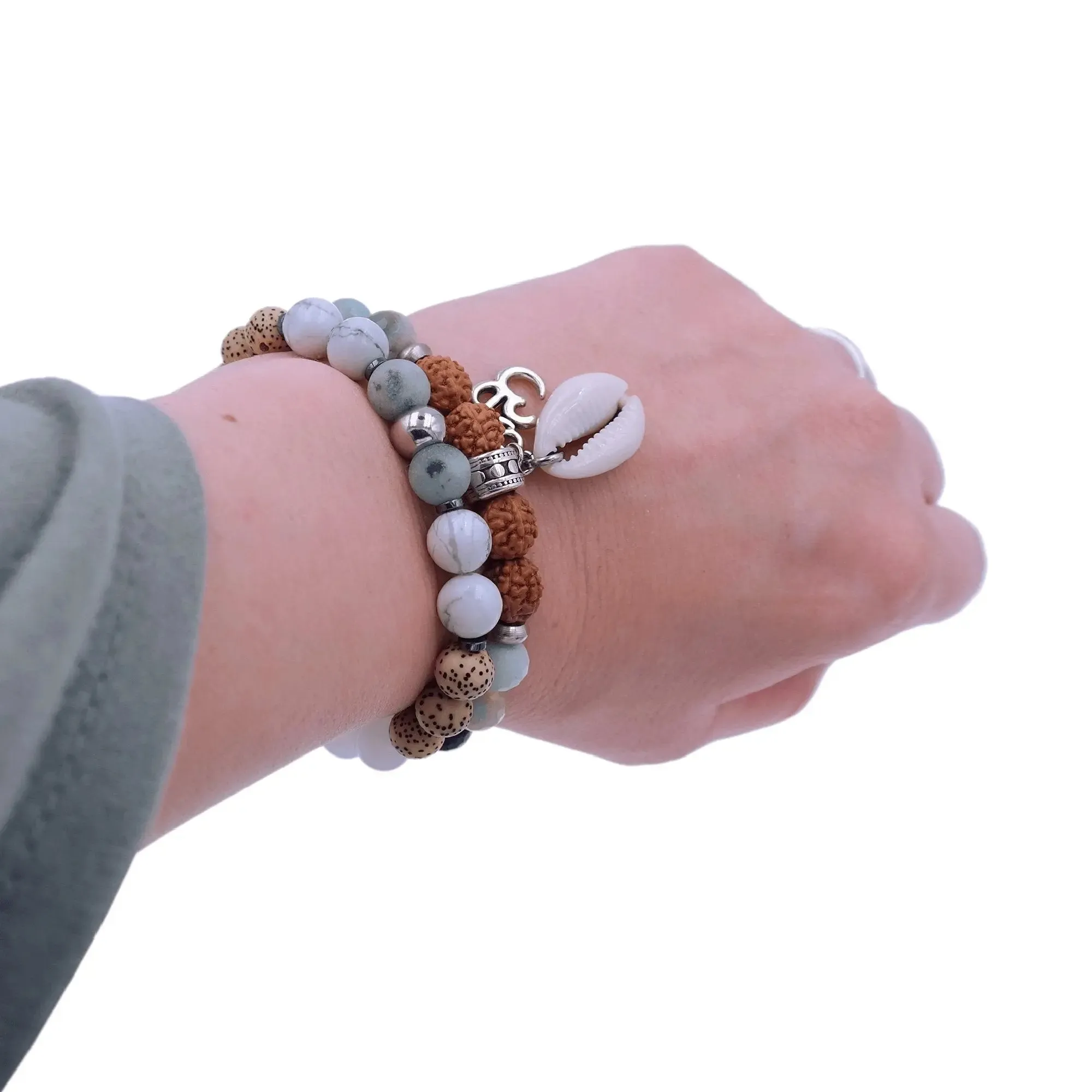 Snow Quartz Bracelet - "Calming Clarity" Energy Bracelet