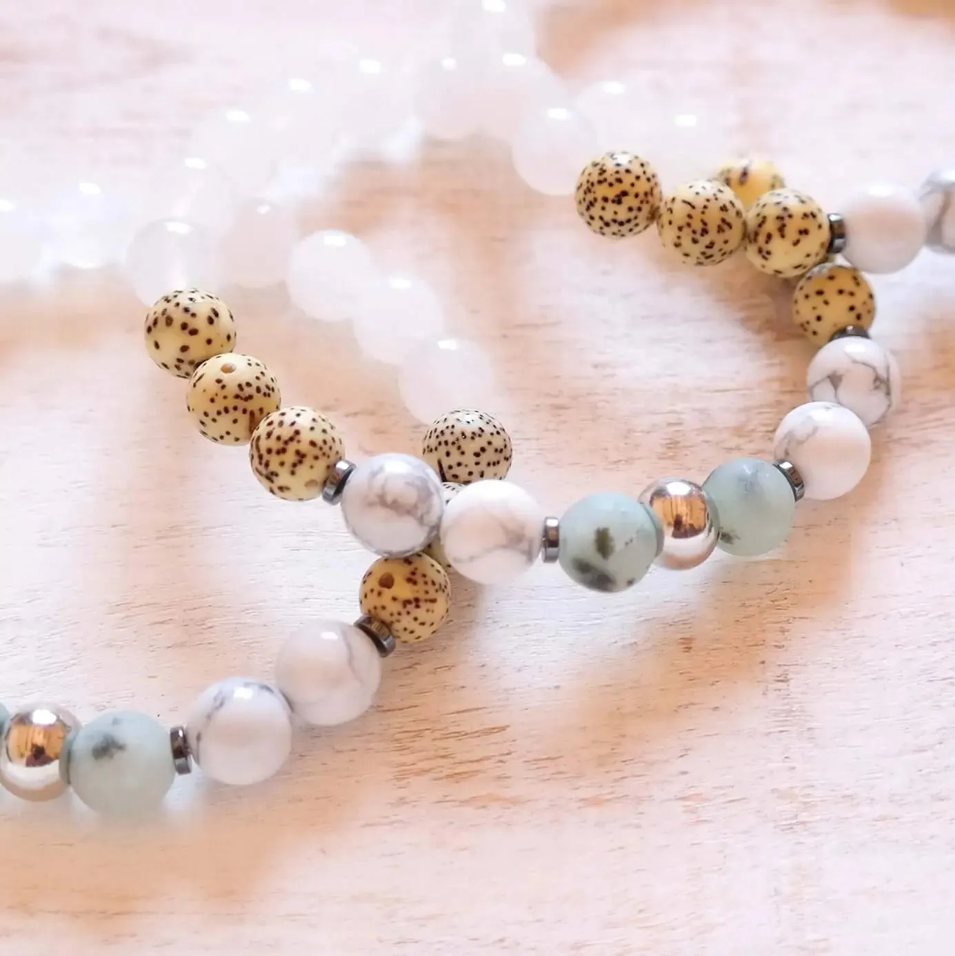 Snow Quartz Bracelet - "Calming Clarity" Energy Bracelet