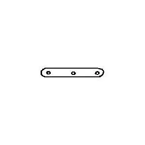 SPACER MULTI-STRAND 3-HOLE FINDING 15MM X 2MM (1 DOZ)