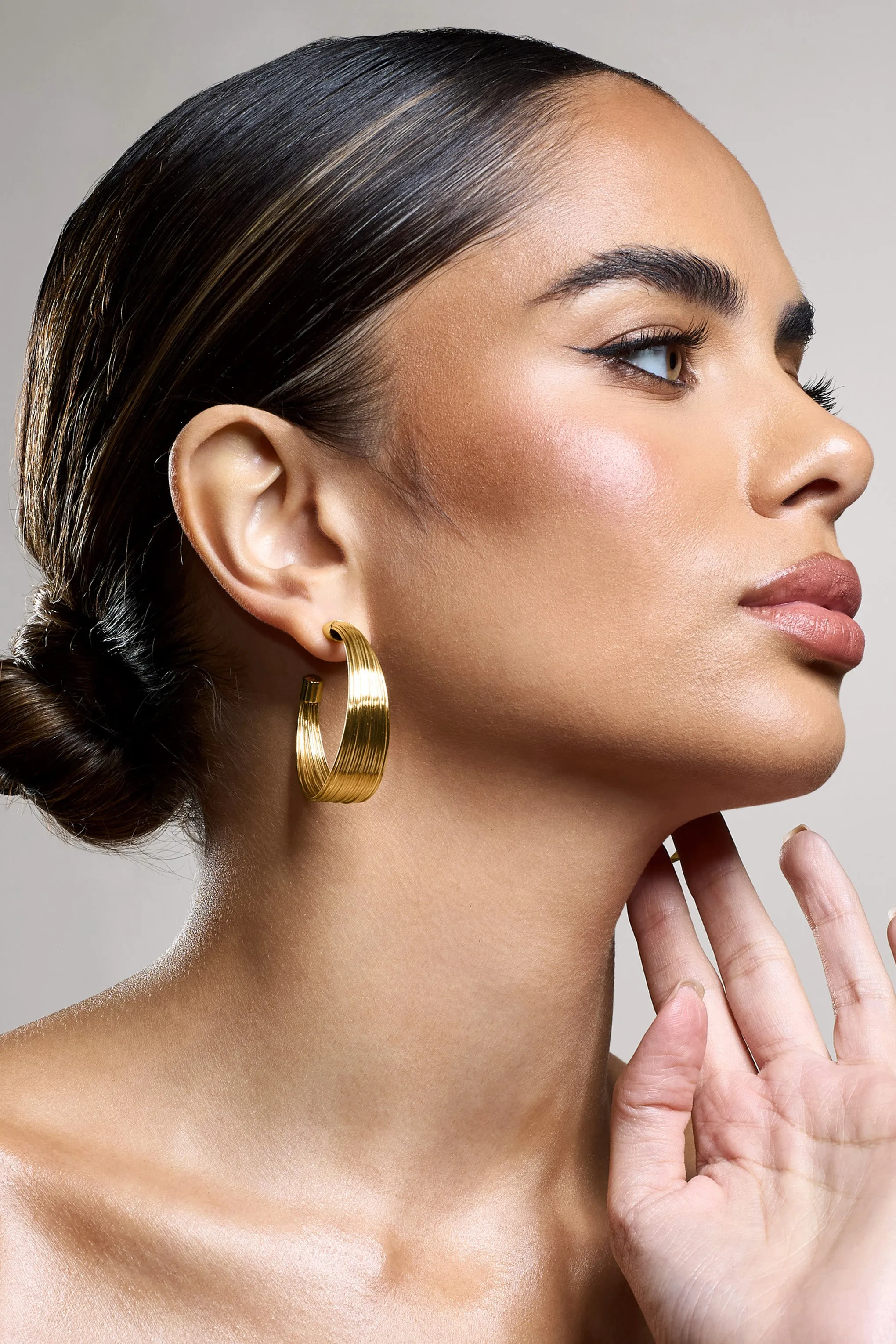Stori | Gold Layered Hoop Earrings