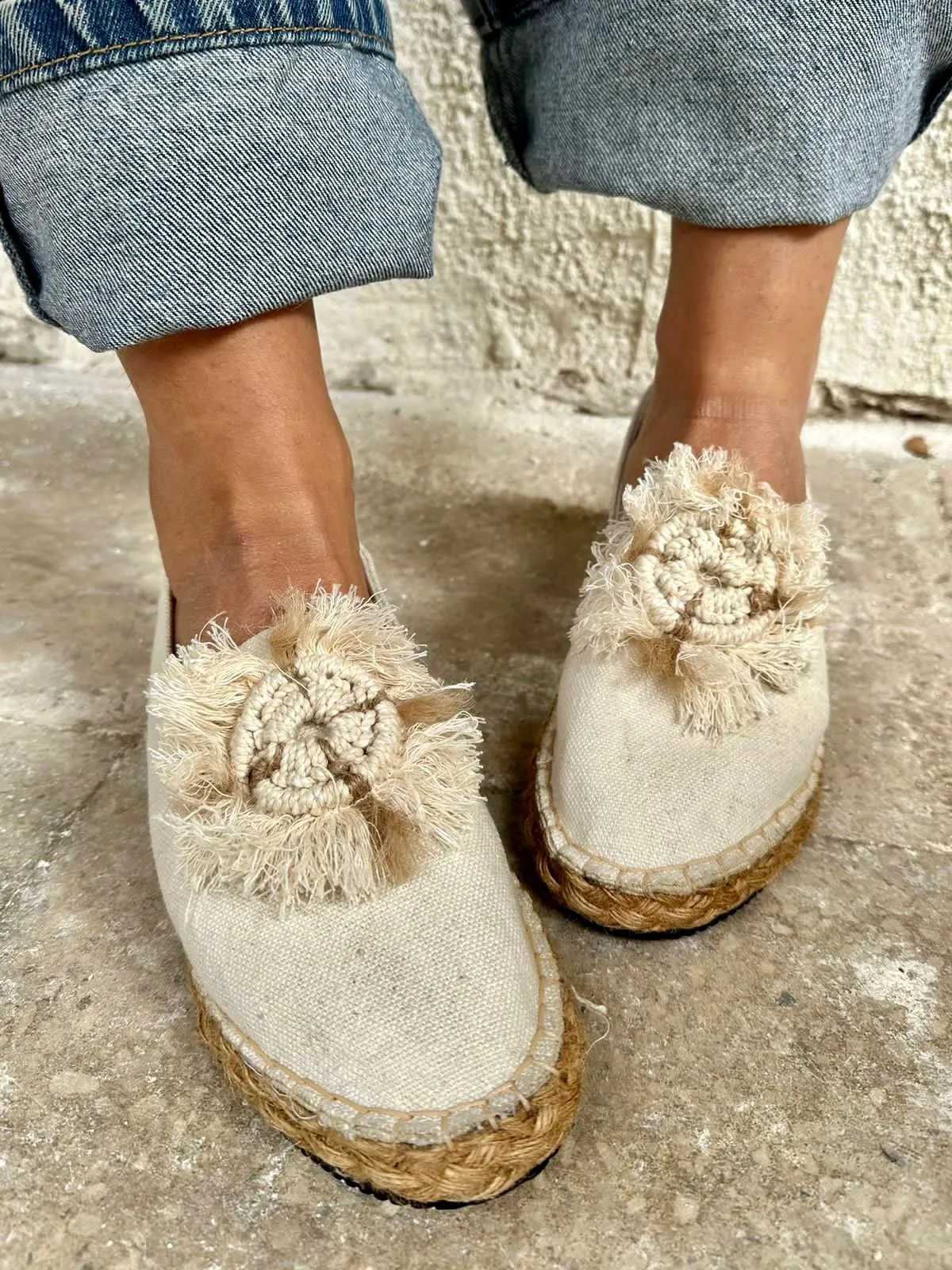 Sunshine Macrame Espadrille