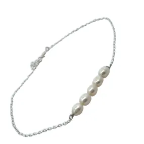 Sunshine Pearl Anklet