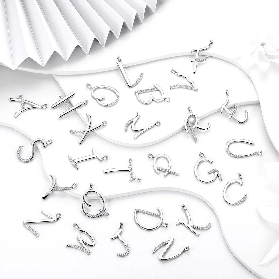 Tokyo Mart Letter Initial S Necklaces Pendant Women Girls Name Jewelry Gift 925 Sterling Silver