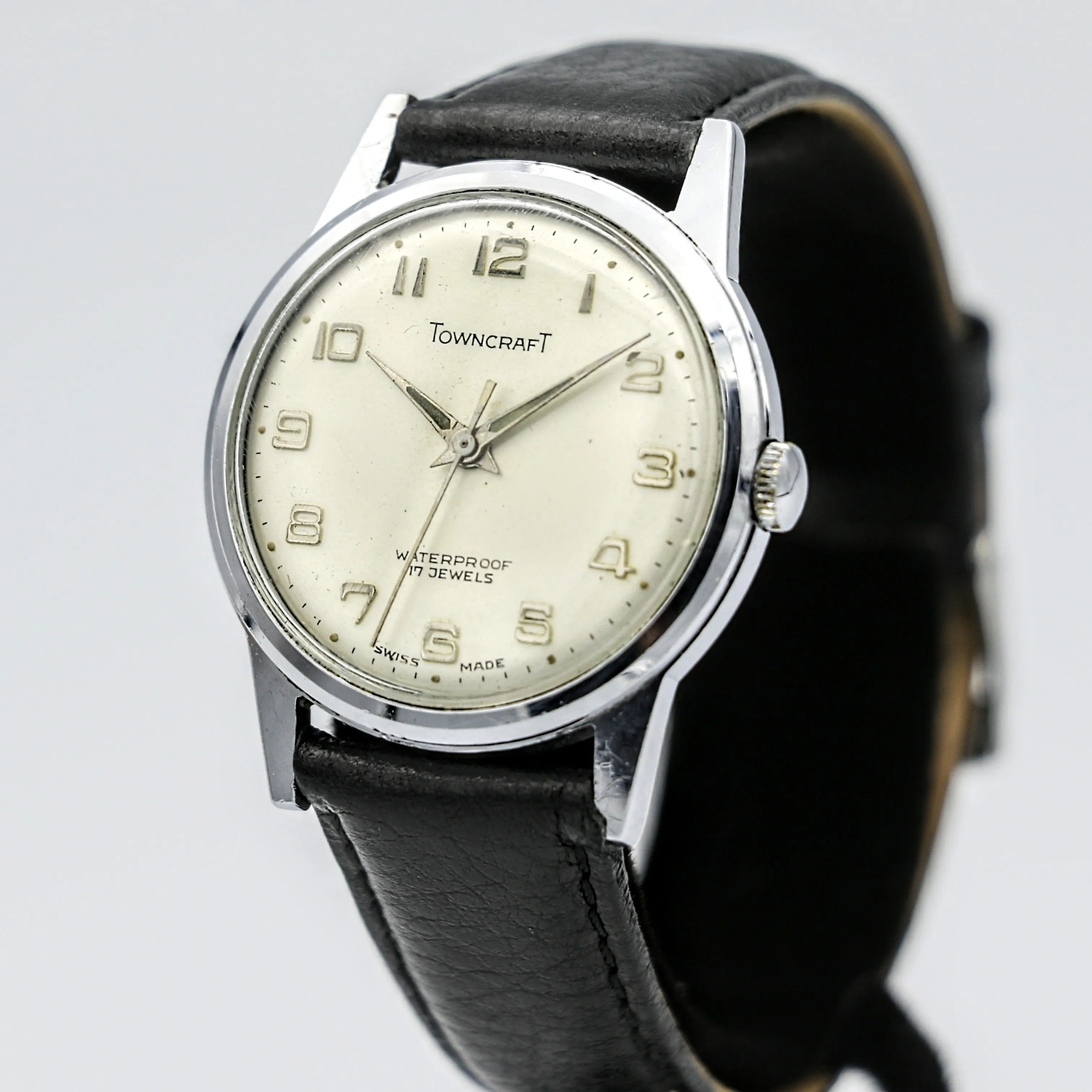 TOWNCRAFT by BASIS Watch Co. 17 Jewels 33mm Swiss Made Wristwatch