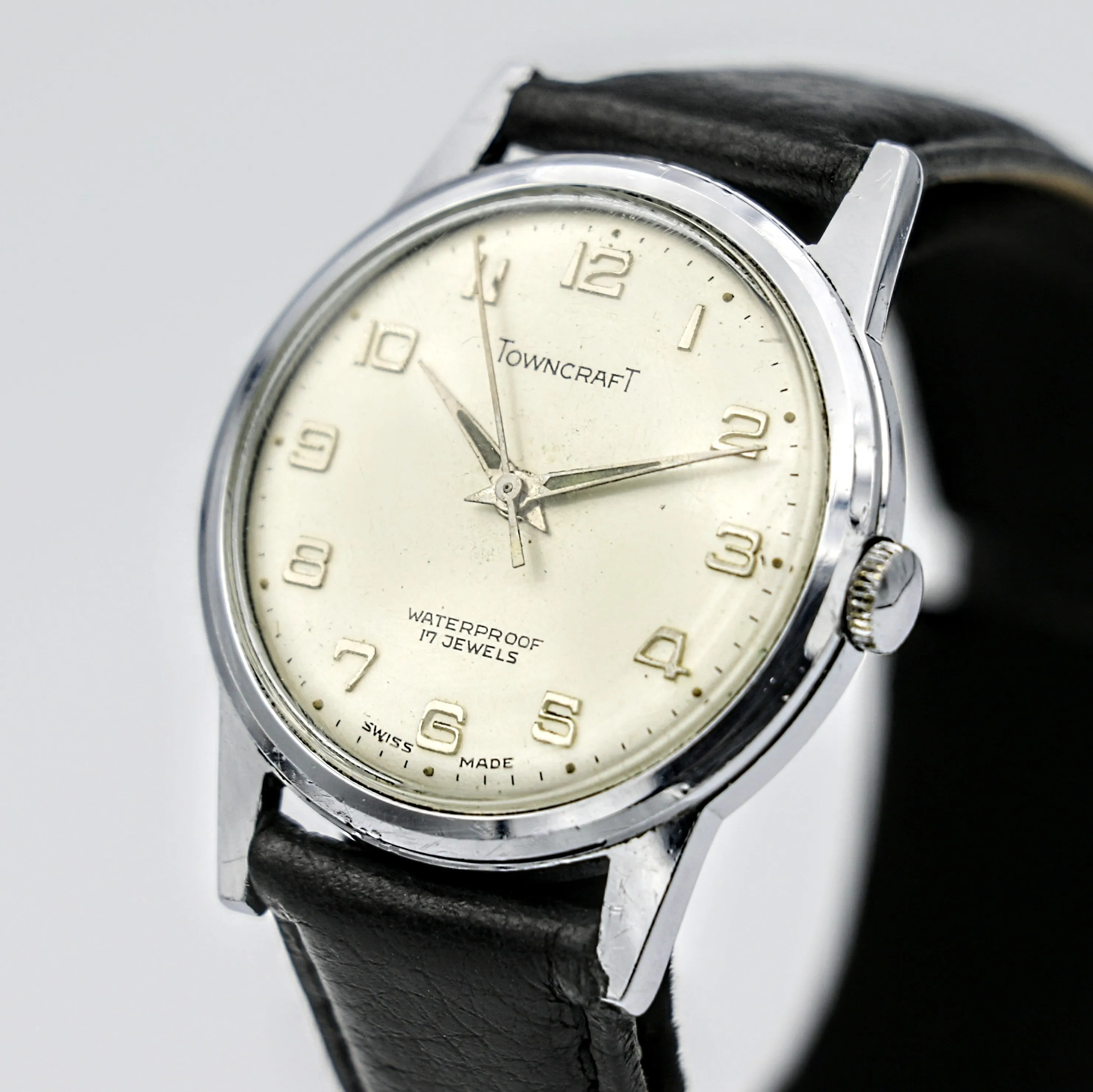 TOWNCRAFT by BASIS Watch Co. 17 Jewels 33mm Swiss Made Wristwatch