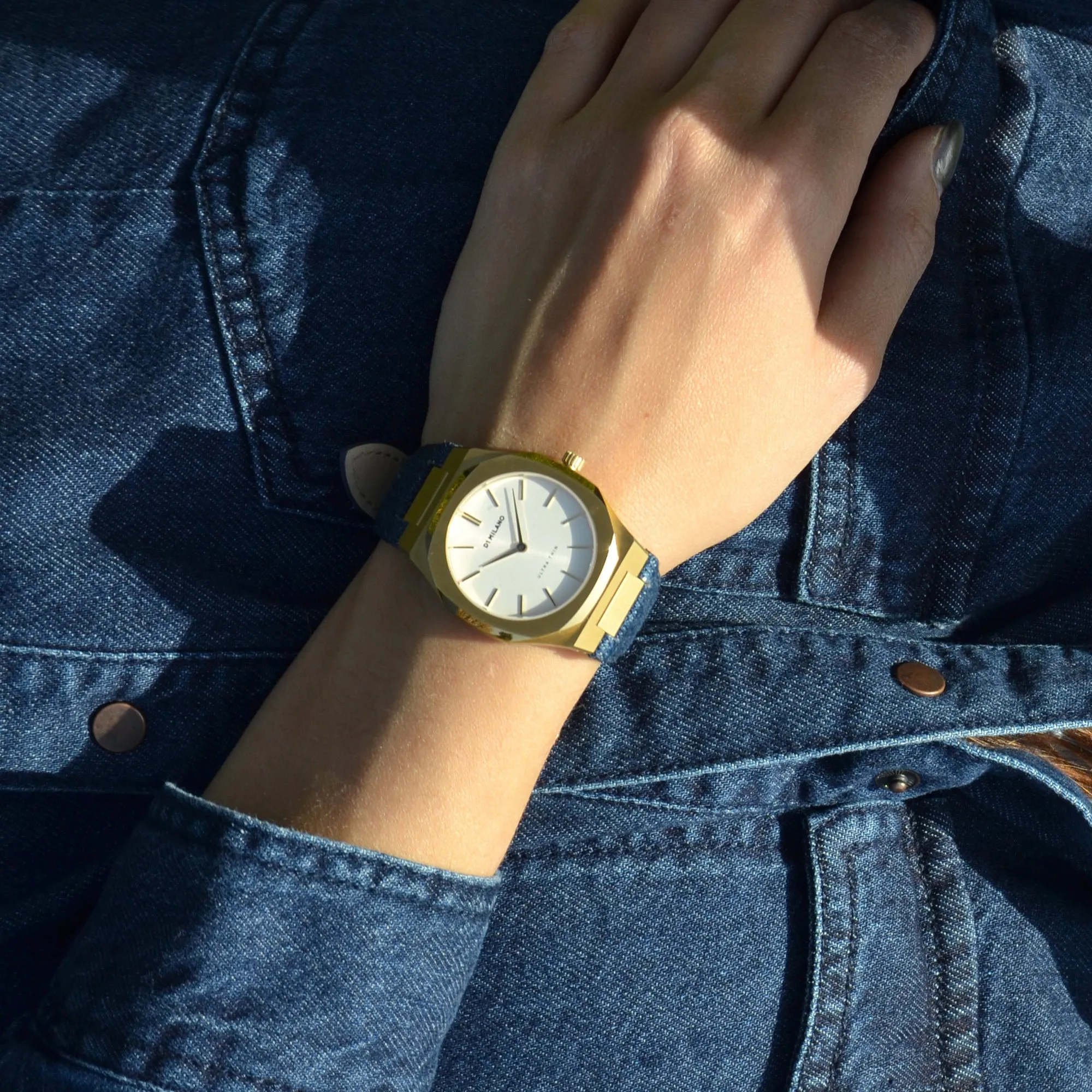 Ultra Thin Denim 34mm - Classic Denim