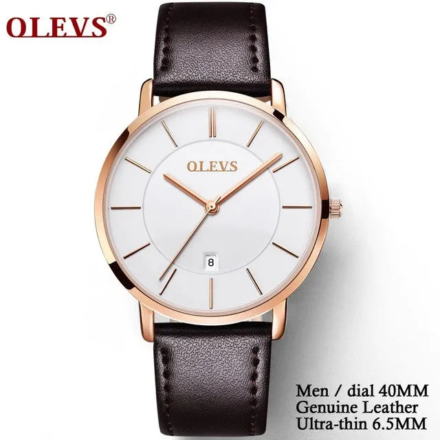 Ultra thin Men's & Womens Watches