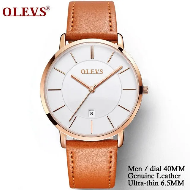 Ultra thin Men's & Womens Watches