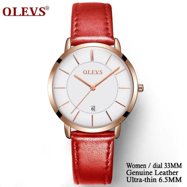 Ultra thin Men's & Womens Watches