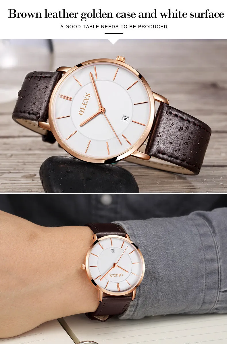 Ultra thin Men's & Womens Watches