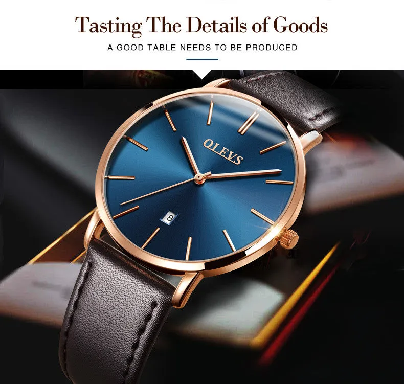 Ultra thin Men's & Womens Watches