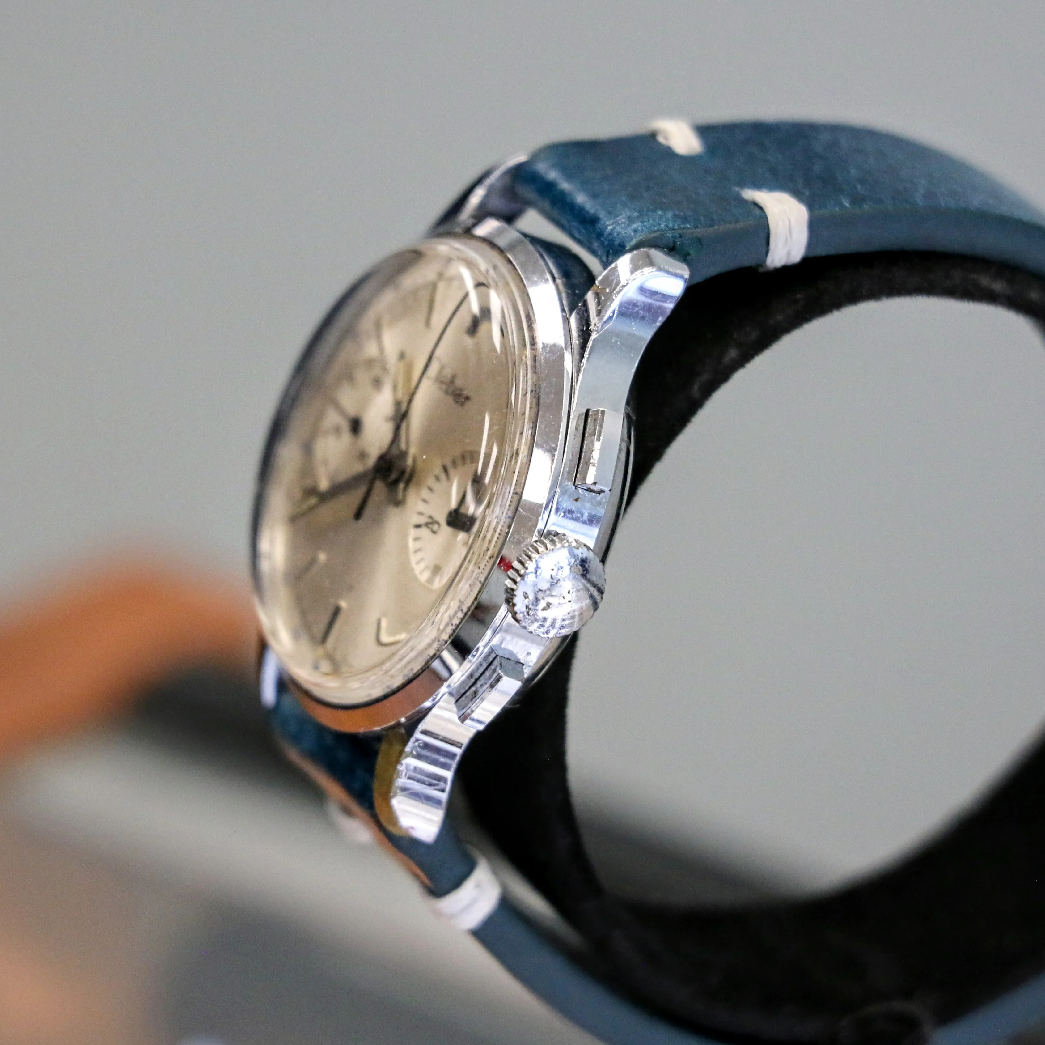 Vintage CLEBAR Chronograph Wristwatch Cal. Landeron 248 Swiss Made Wristwatch