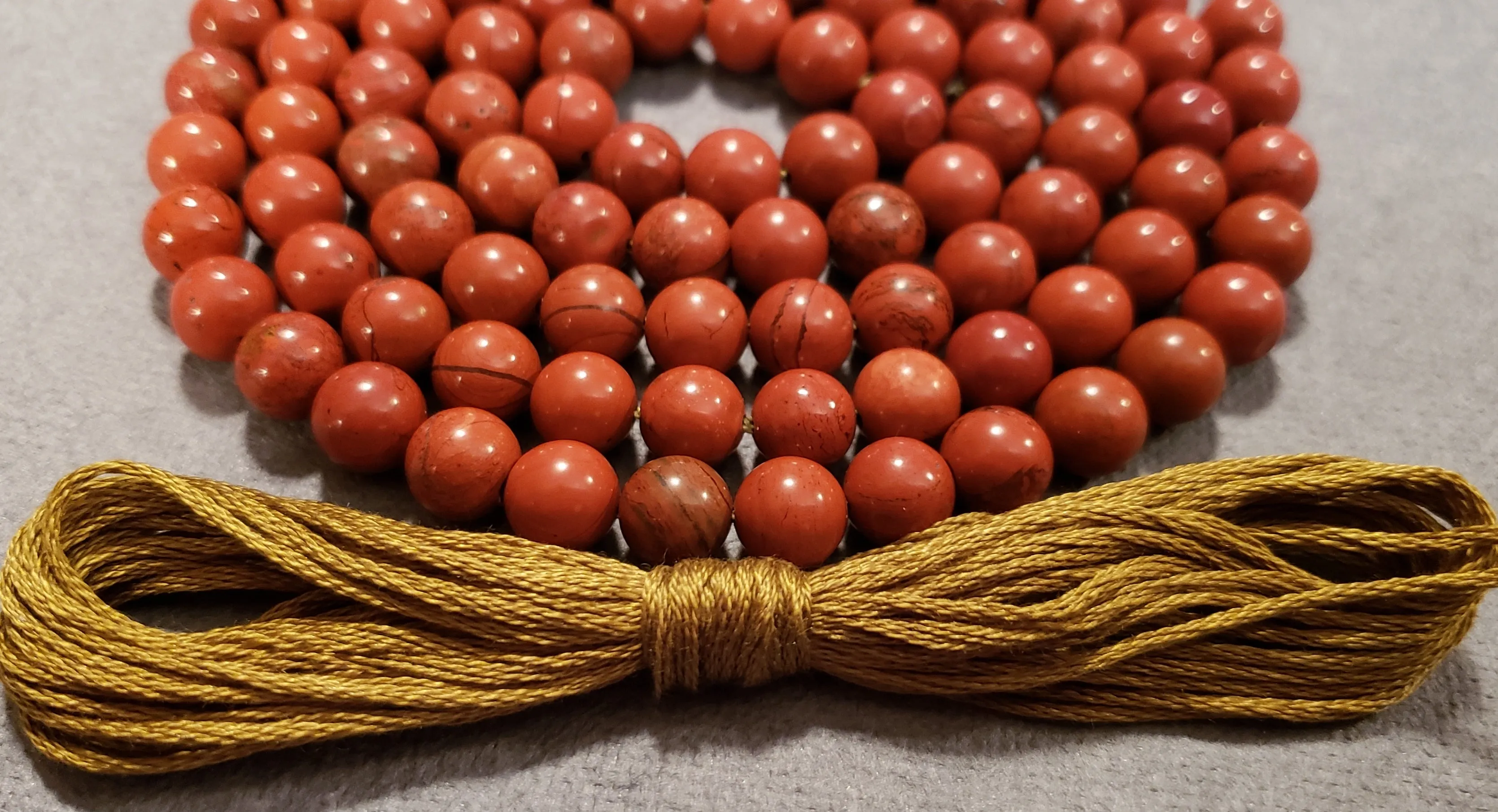 Vitality Mala Kit - Red Jasper