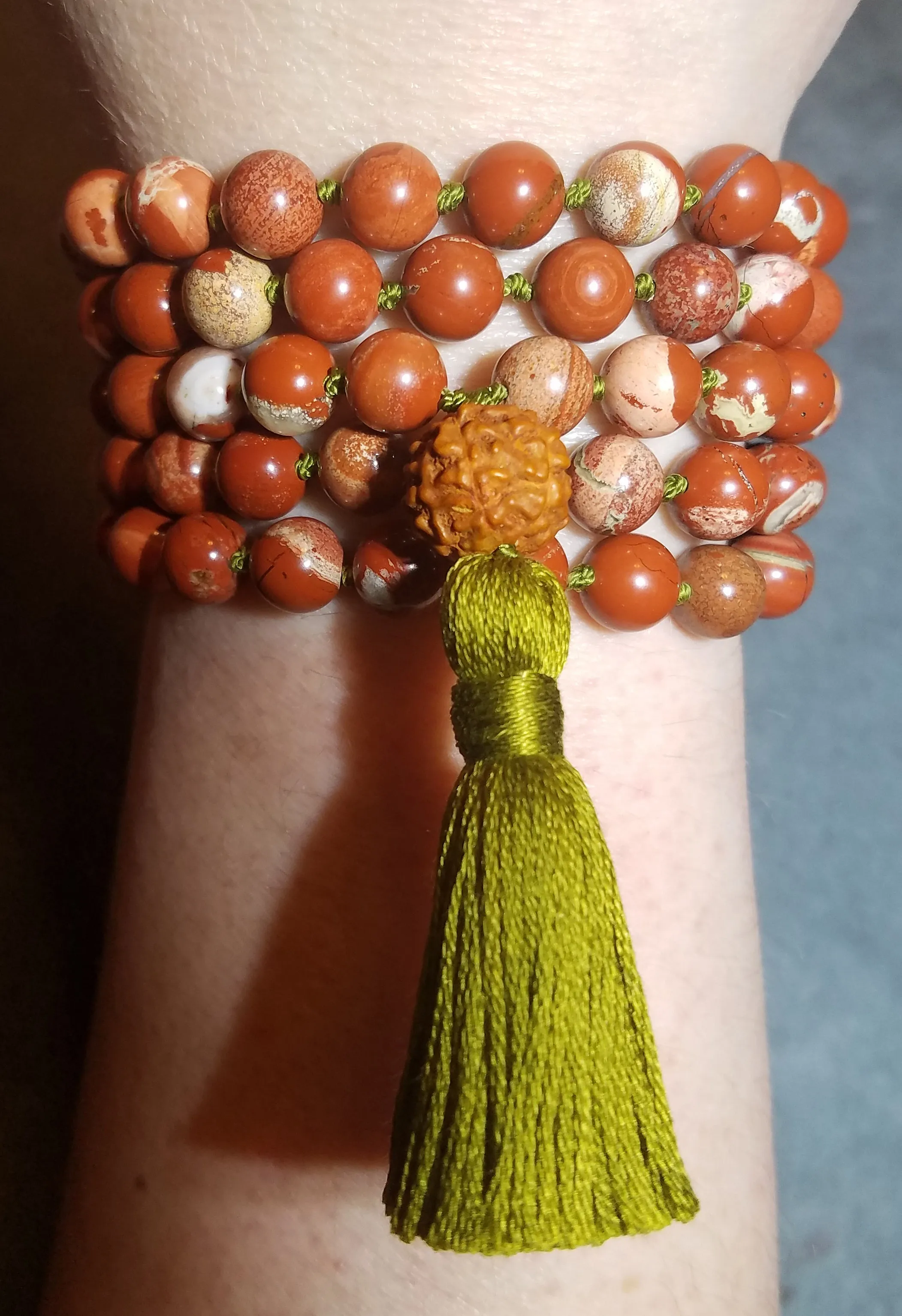 Vitality Mala - Red Jasper