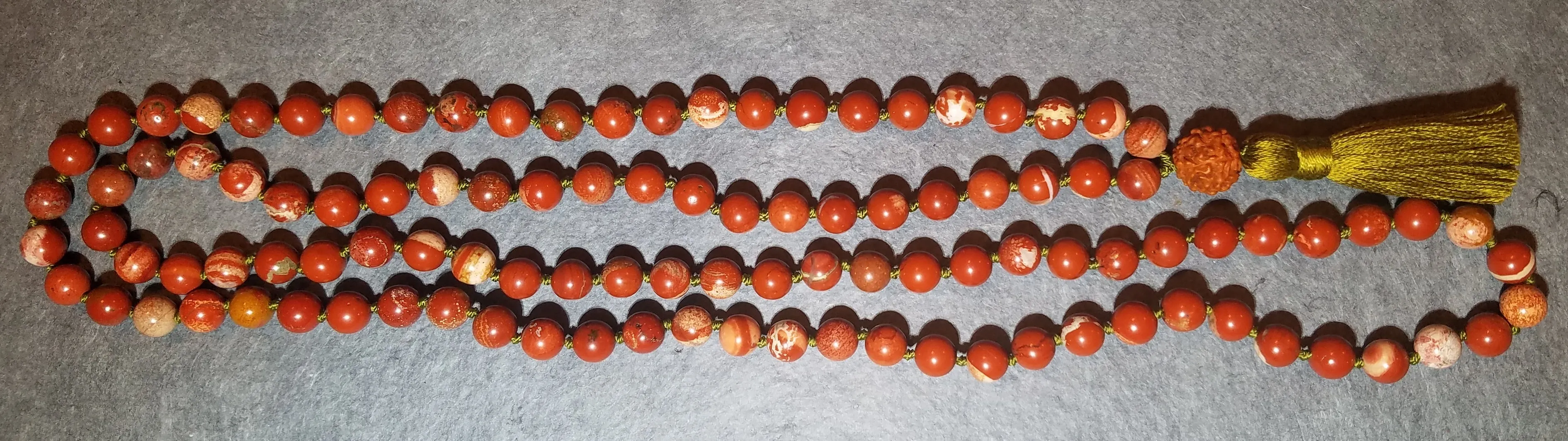 Vitality Mala - Red Jasper