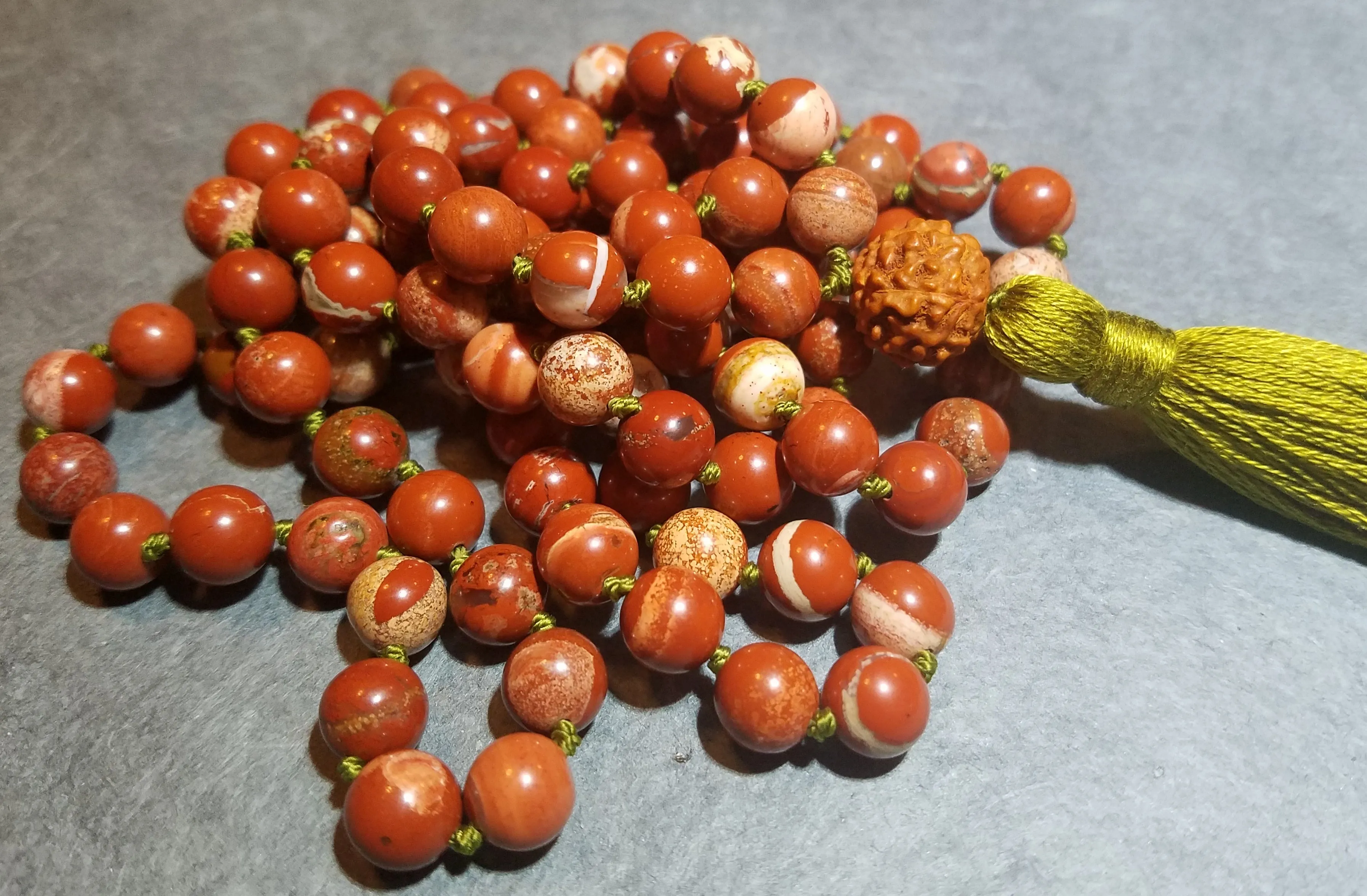 Vitality Mala - Red Jasper