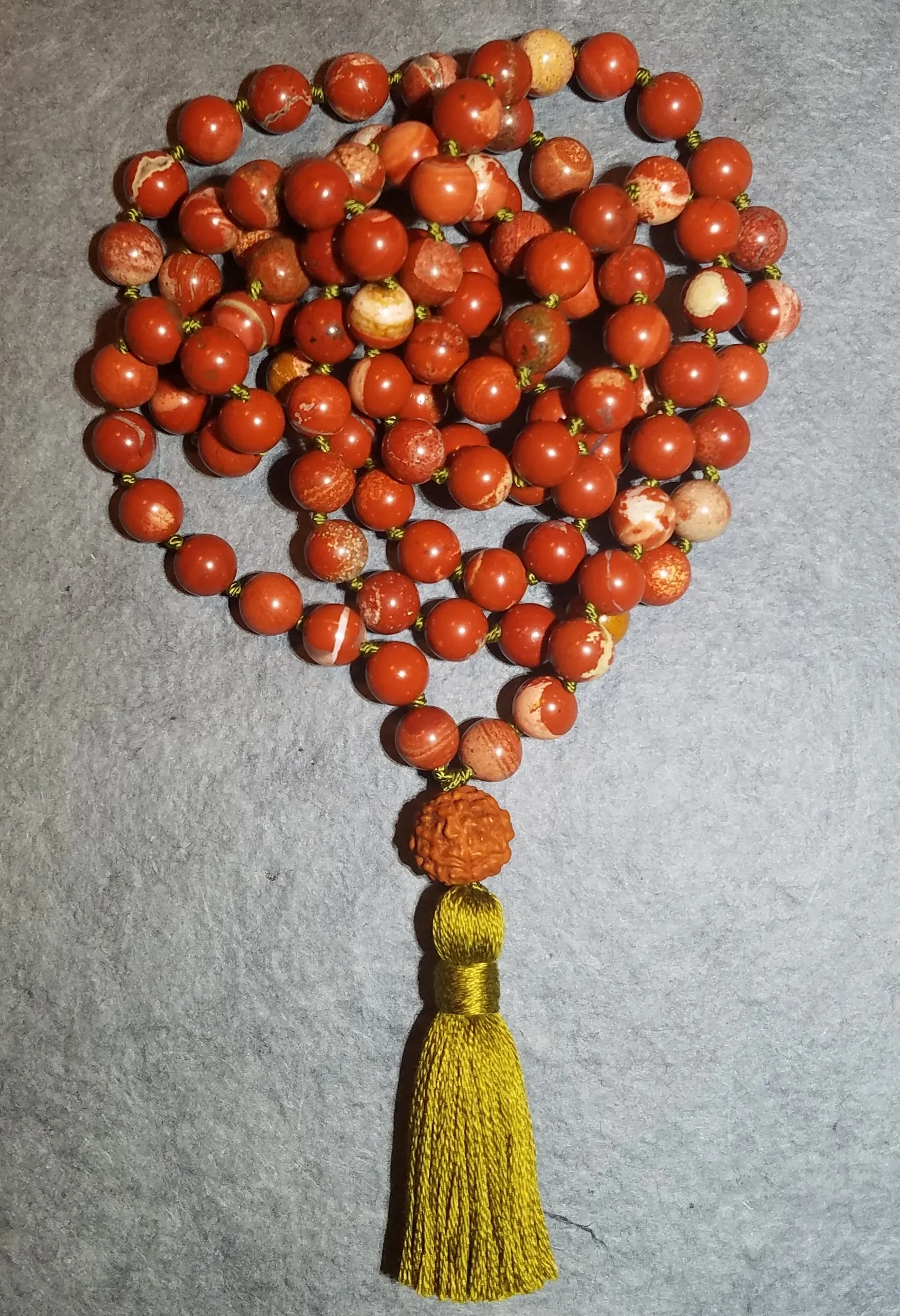 Vitality Mala - Red Jasper
