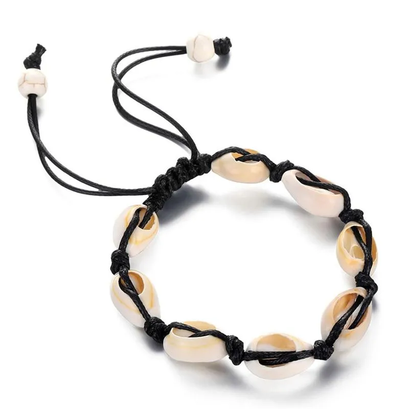 Women Boho Shell Anklets Handmade Shell Foot Jewelry Summer Beach Barefoot Bracelet