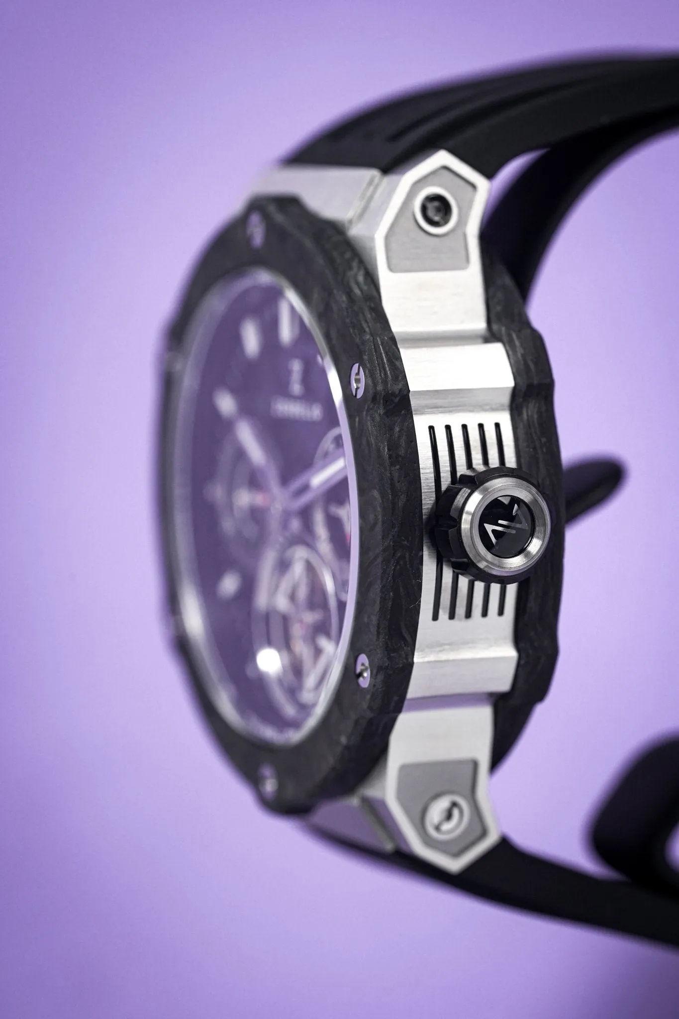 Zorbello Watch T1 Tourbillon Steel Super-Luminova® ZBAB001 *Free Watch Winder*