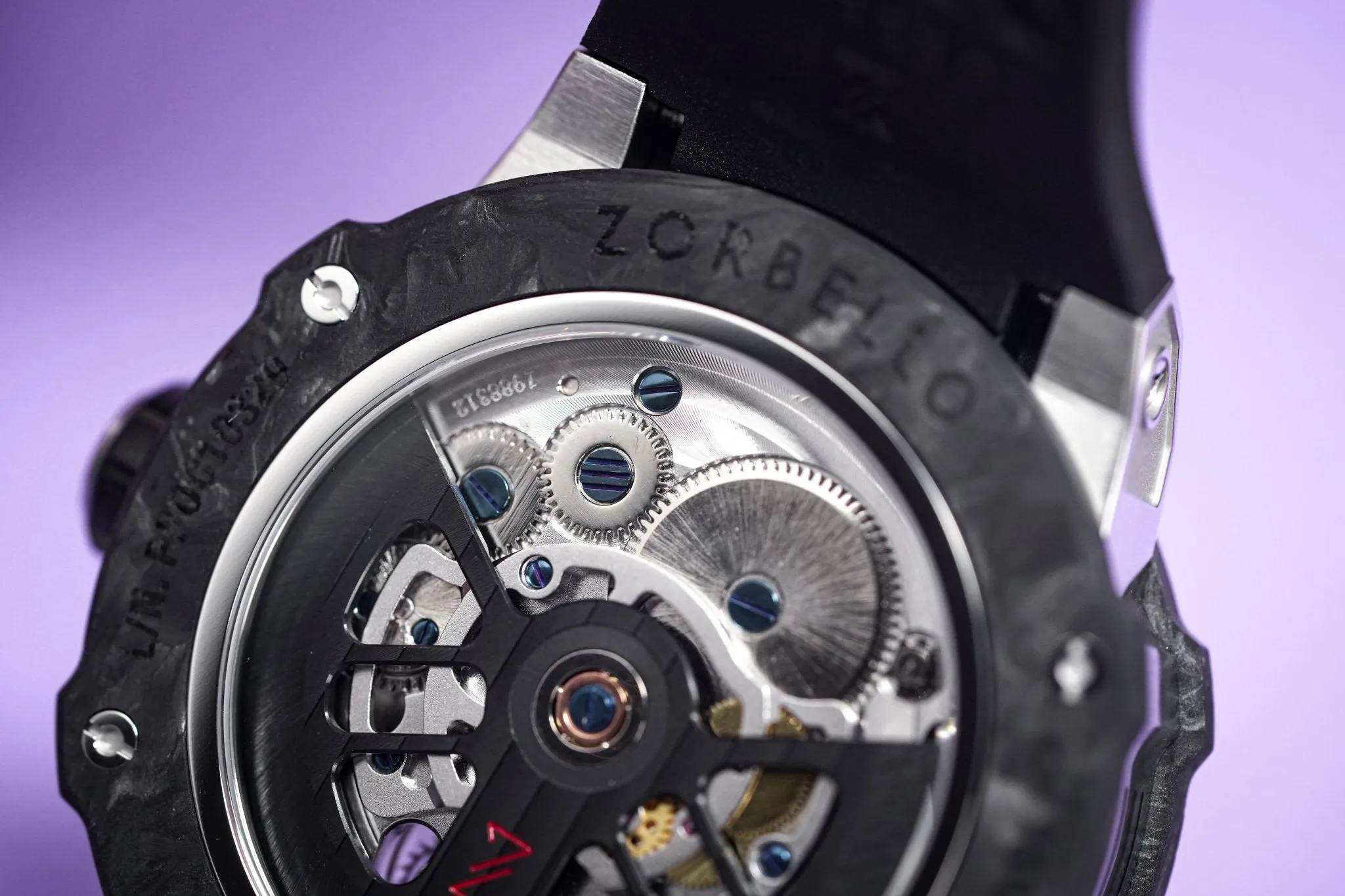 Zorbello Watch T1 Tourbillon Steel Super-Luminova® ZBAB001 *Free Watch Winder*